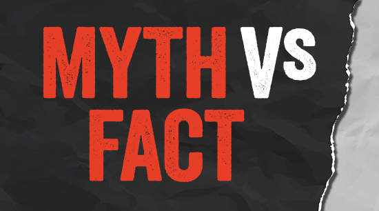 Myth vs Fact: Rape and sexual assault campaign