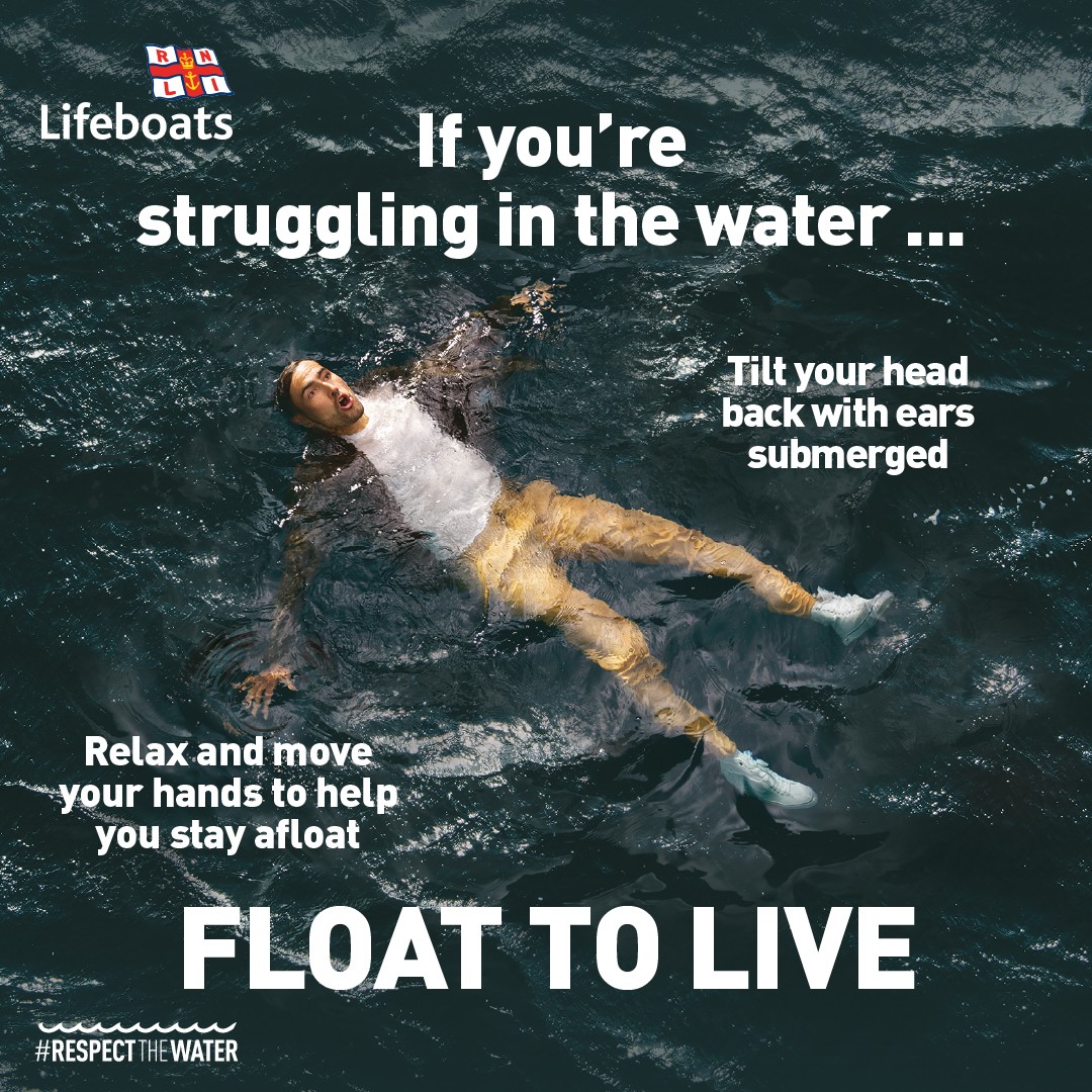 FLOAT TO LIVE advice from the RNLI