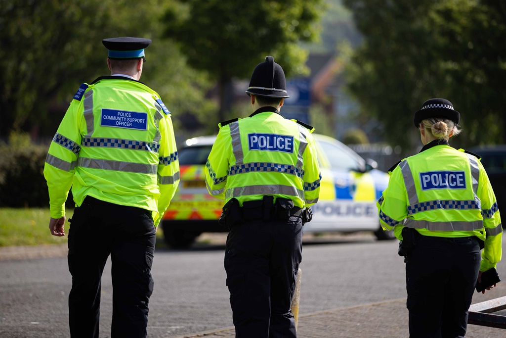 officers walking