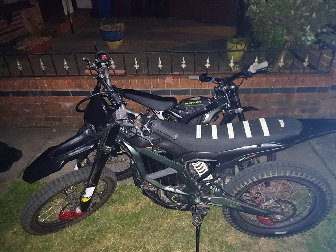 A BLACK EBIKE IN THE DARK